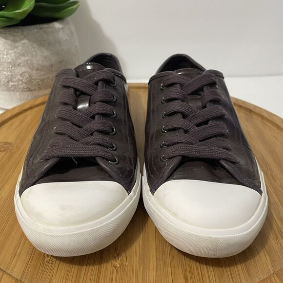 Cole Haan Laurie Purple Patent Leather Sneaker Women's 7.5 Low-Top Skater Shoe - Picture 3 of 12